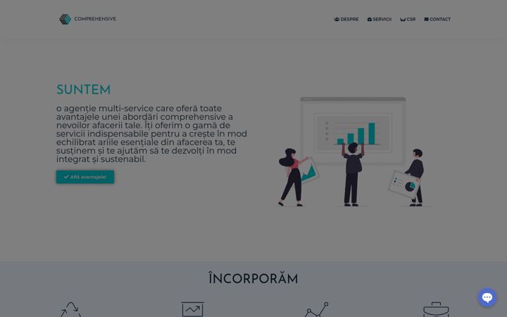 Screenshot of comprehensive.ro