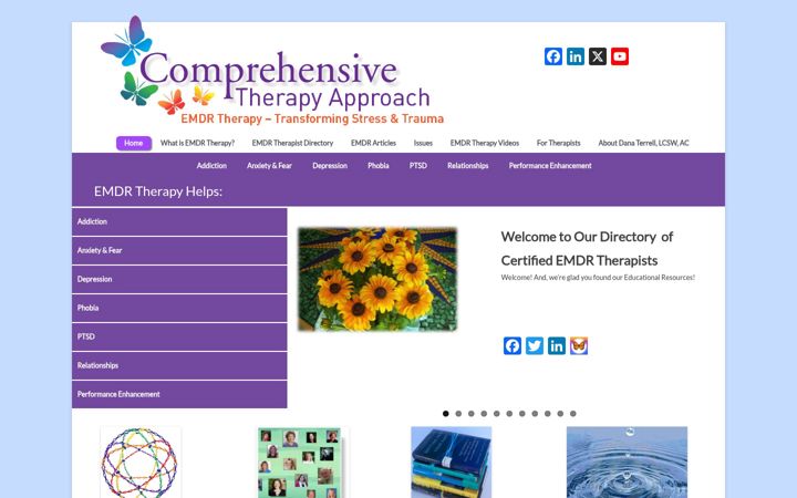 Screenshot of comprehensivetherapyapproach.com