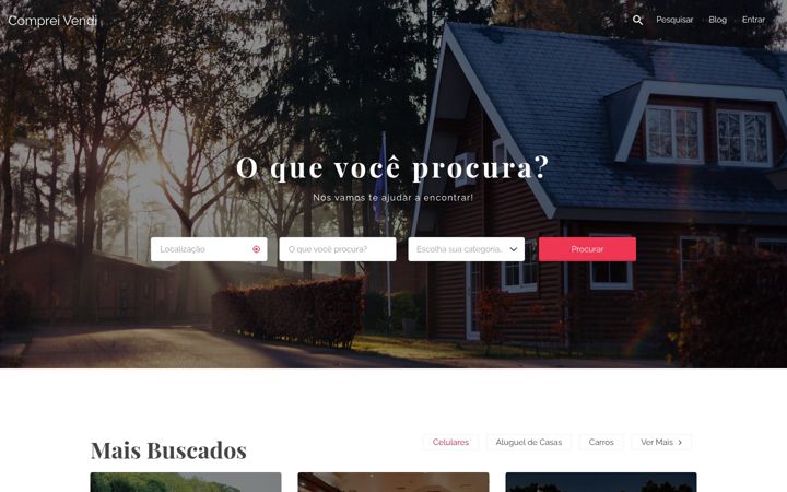 Ekrano kopija compreivendi.com.br
