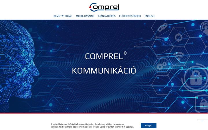 Screenshot of comprel.hu