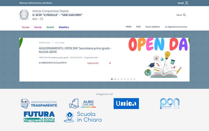 Screenshot van comprensivo-acripadula.edu.it