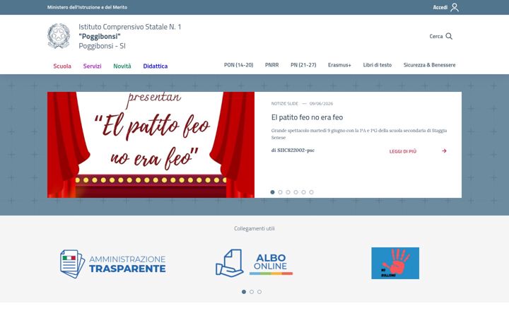 Ekrānuzņēmums no comprensivo1poggibonsi.edu.it