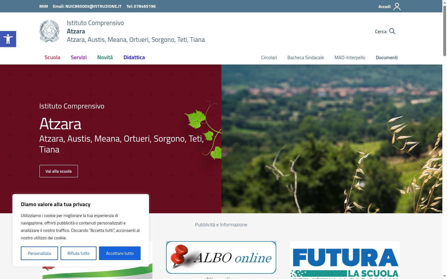 Screenshot tal-banner tal-kunsens muri qabel kwalunkwe interazzjoni