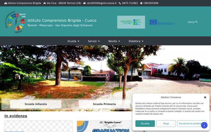 Screenshot van comprensivobrigida.edu.it