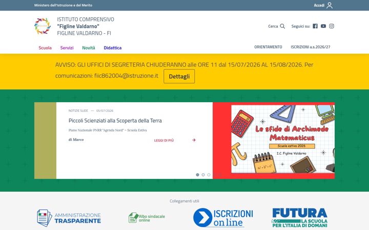 Screenshot van comprensivofigline.edu.it