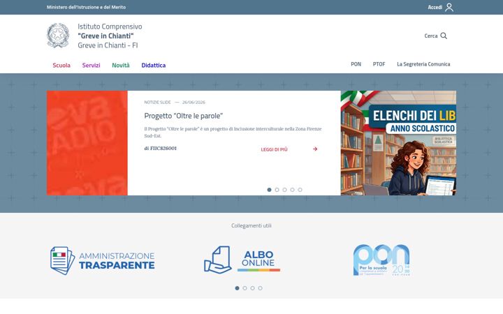 Screenshot of comprensivogreve.it