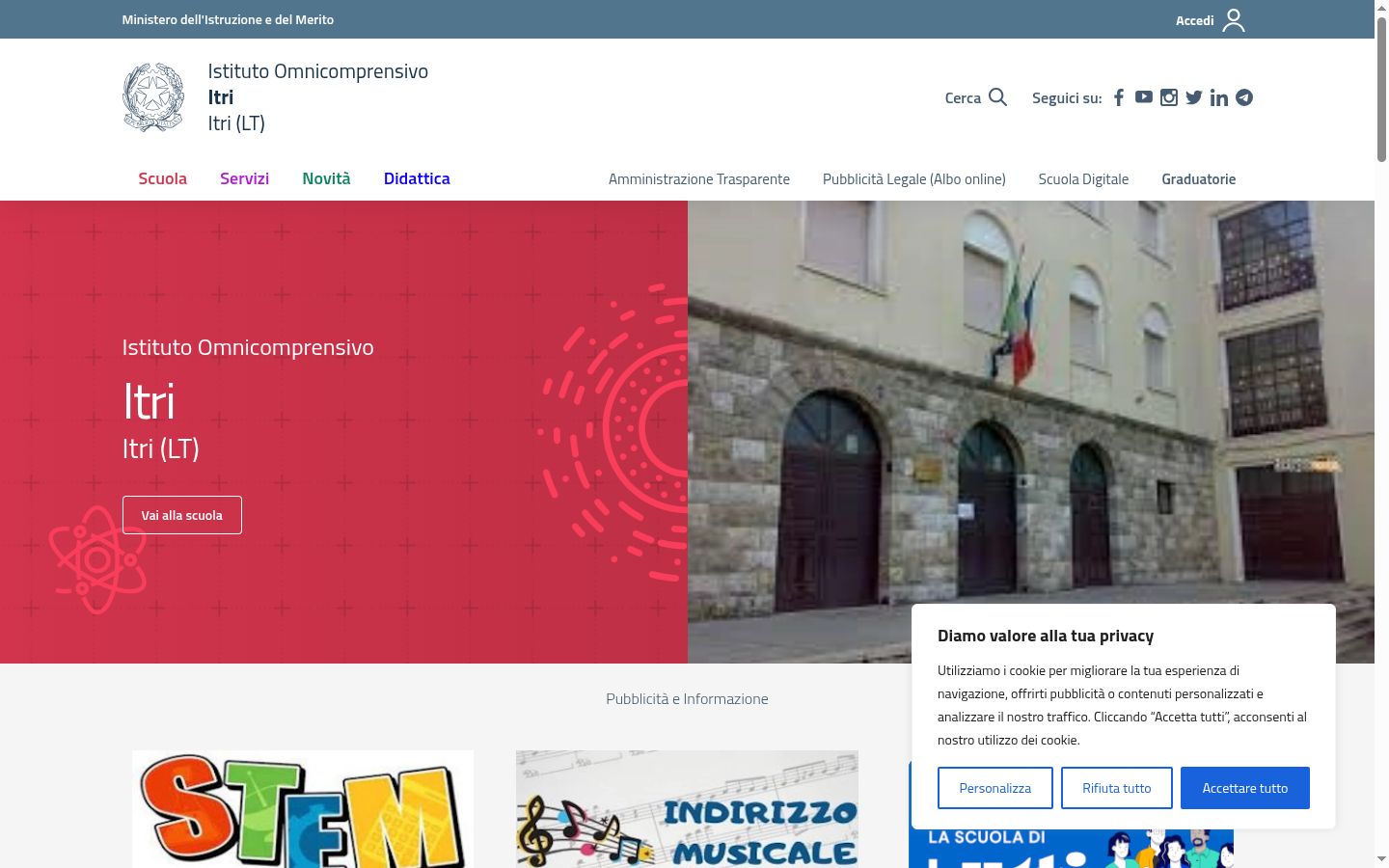 Screenshot tal-banner tal-kunsens muri qabel kwalunkwe interazzjoni