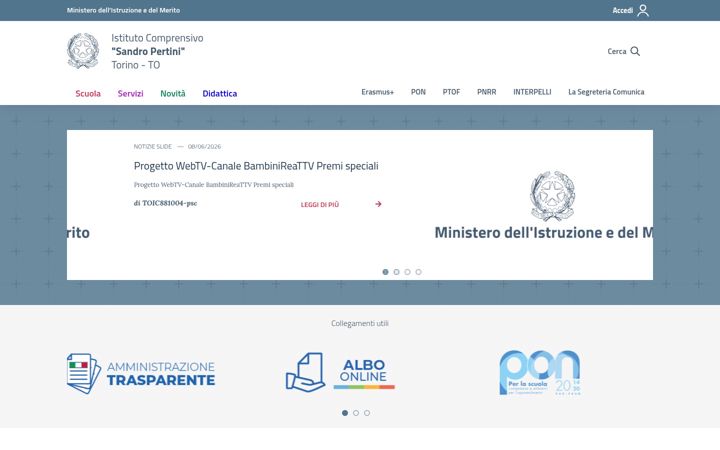Screenshot van comprensivopertini.it