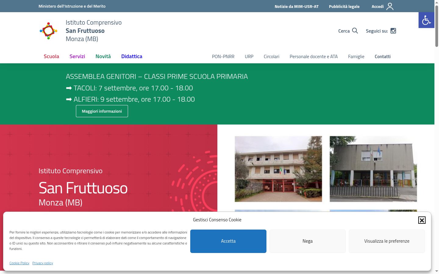 Zrzut ekranu banera zgody wyświetlanego przed jakąkolwiek interakcją