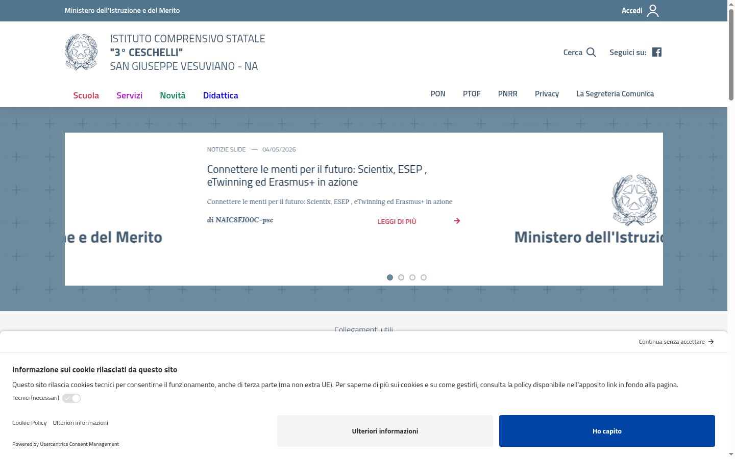 Snímka obrazovky banera súhlasu zobrazeného pred akoukoľvek interakciou