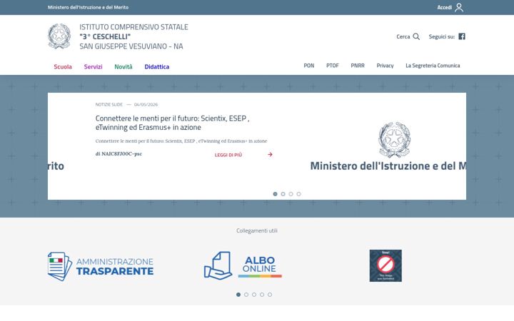Екранна снимка на comprensivoterzoceschelli.edu.it