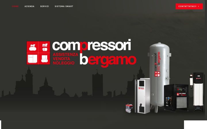 Екранна снимка на compressoribergamo.it