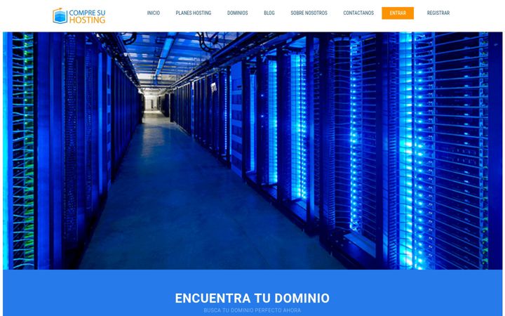 Screenshot of compresuhosting.com