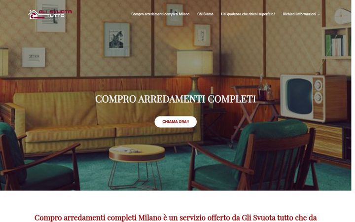 Екранна снимка на comproarredamenticompleti.it
