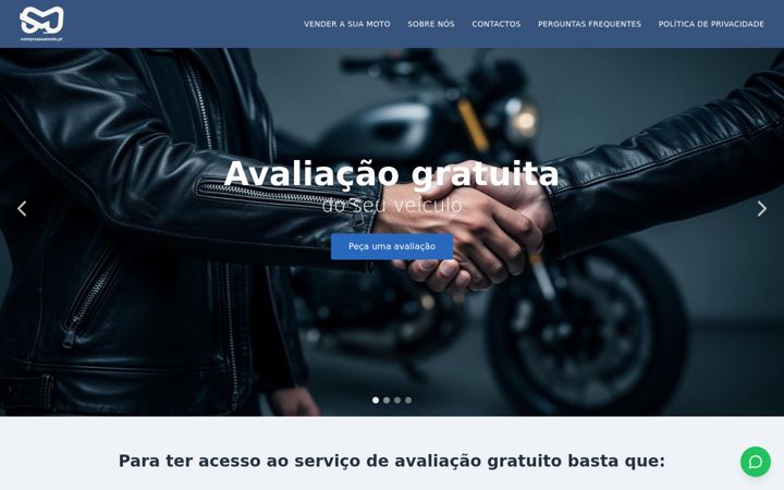 Screenshot of comproasuamoto.pt