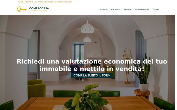 Screenshot of comprocasaimmobiliare.com