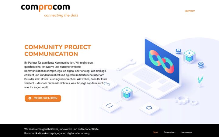 Screenshot of comprocom.de