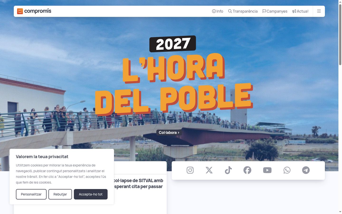 Sutikimo reklamjuostės, rodytos prieš bet kokią sąveiką, ekrano kopija