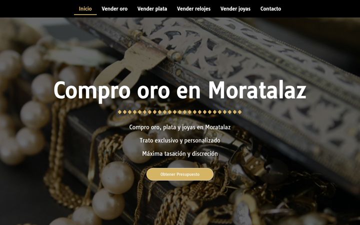 Screenshot of comprooromoratalaz.com