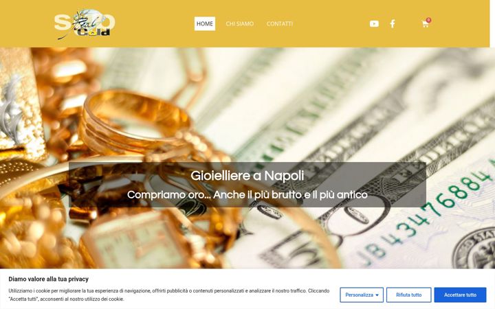 Screenshot of comprooronapolirealgold.com