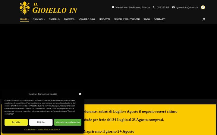 Screenshot of comproorousatofirenze.com