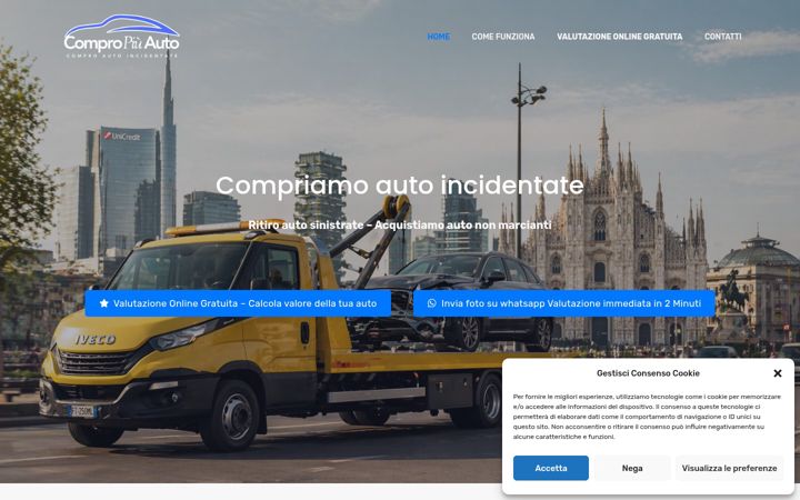 Screenshot of compropiuauto.it