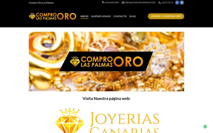 Screenshot of comprorolaspalmas.com
