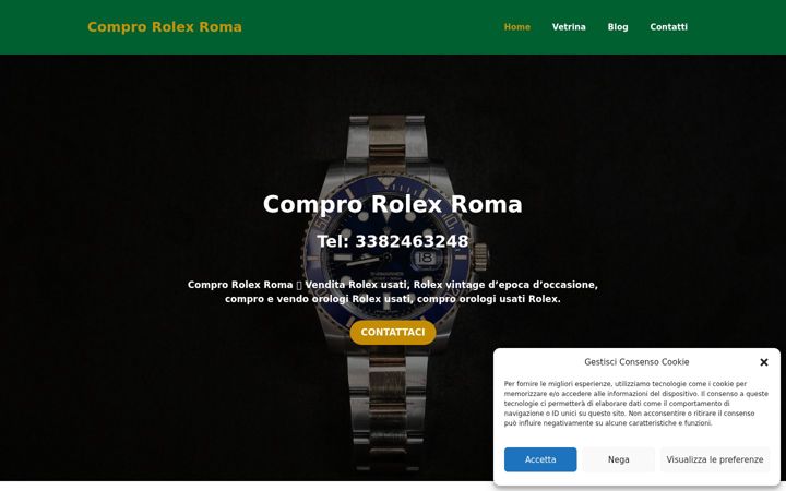 Screenshot of comprorolexroma.com