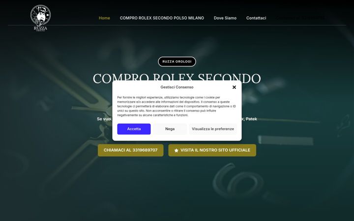 Screenshot of comprorolexsecondopolso.it