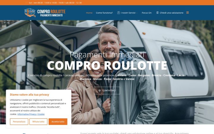 Screenshot of comproroulotte.it