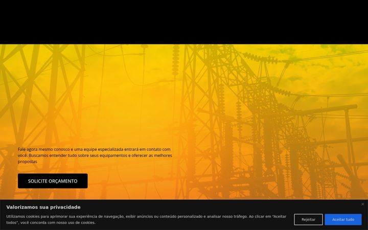 Screenshot of comprotransformador.com.br