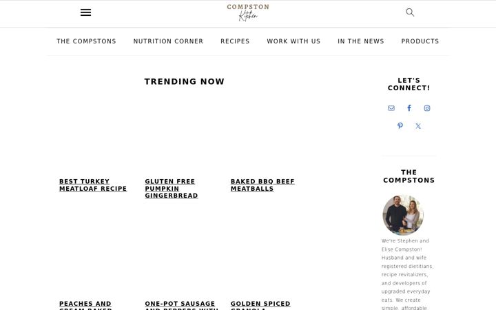 Screenshot of compstonkitchen.com