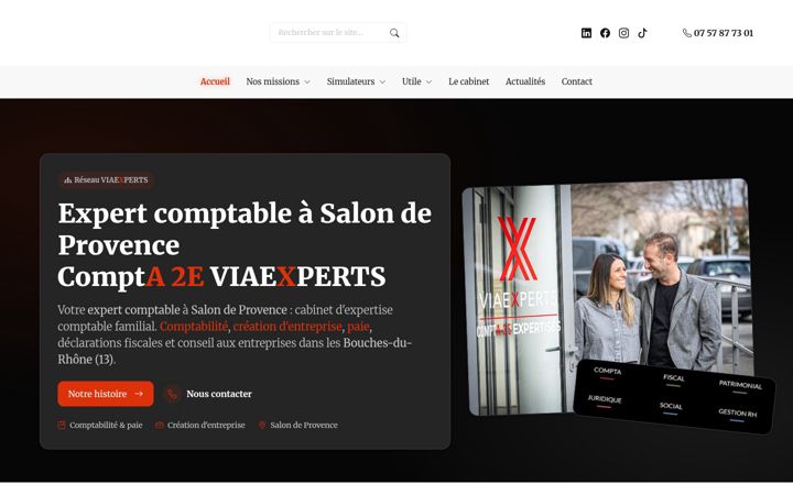 Ekrano kopija compta2e.fr