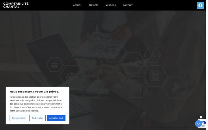 Screenshot of comptabilitechantal.ca