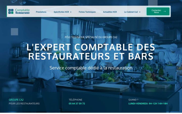 Screenshot of comptable-restaurant.fr