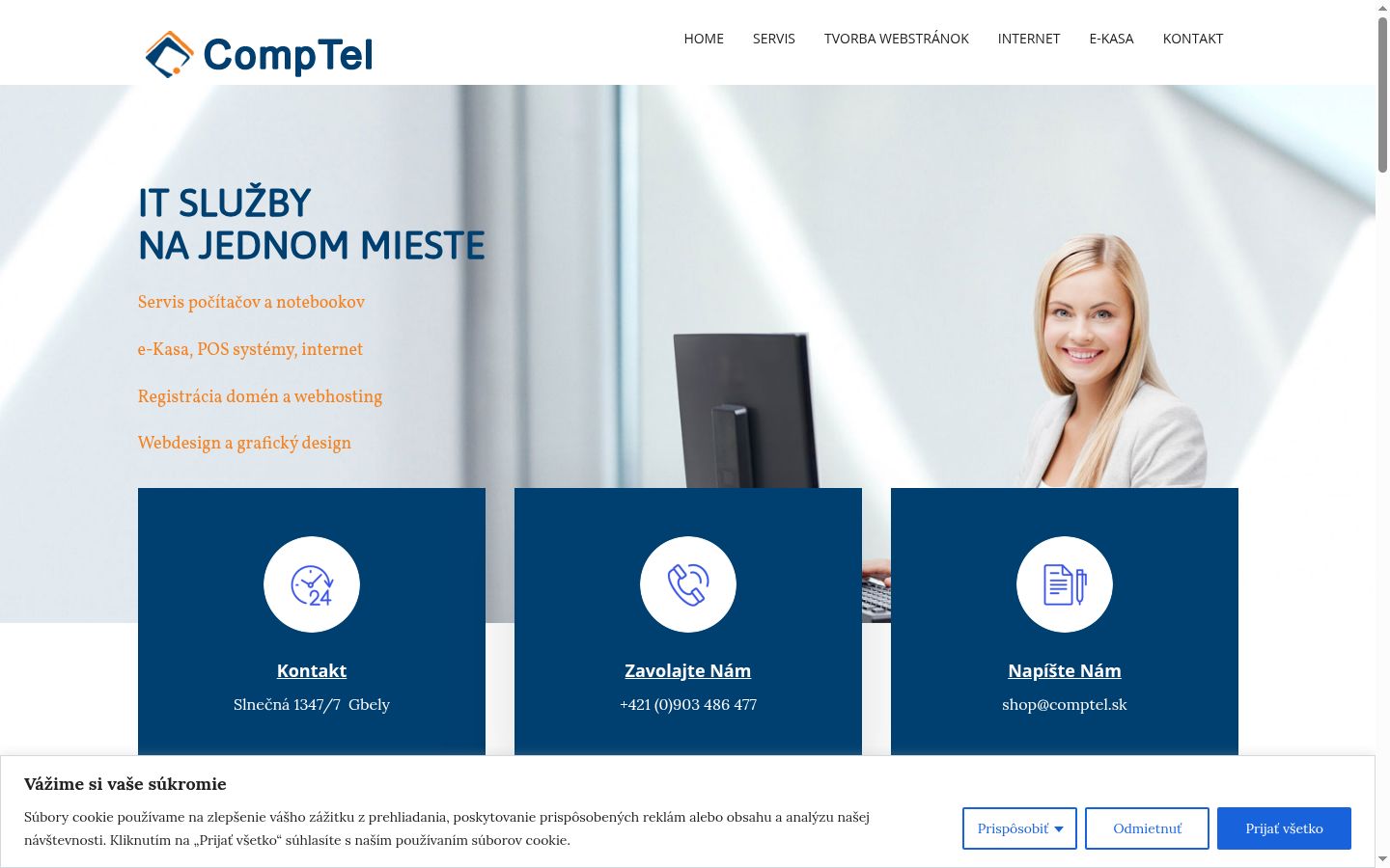 Screenshot tal-banner tal-kunsens muri qabel kwalunkwe interazzjoni