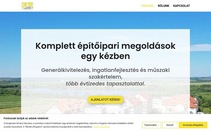 Screenshot of compterv.hu