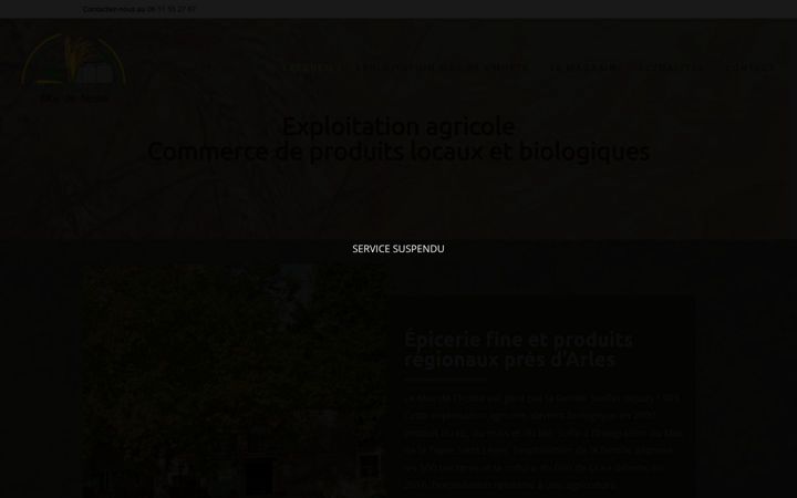 Snímek obrazovky comptoir-de-la-tapie.fr