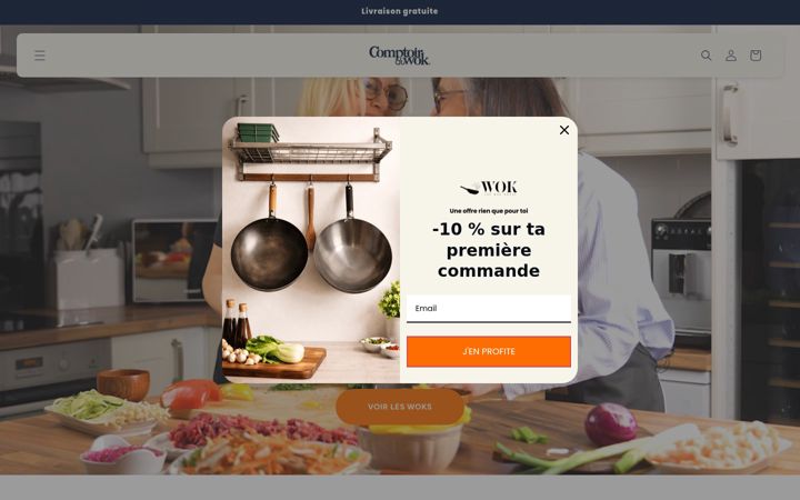 Snímek obrazovky comptoir-du-wok.fr