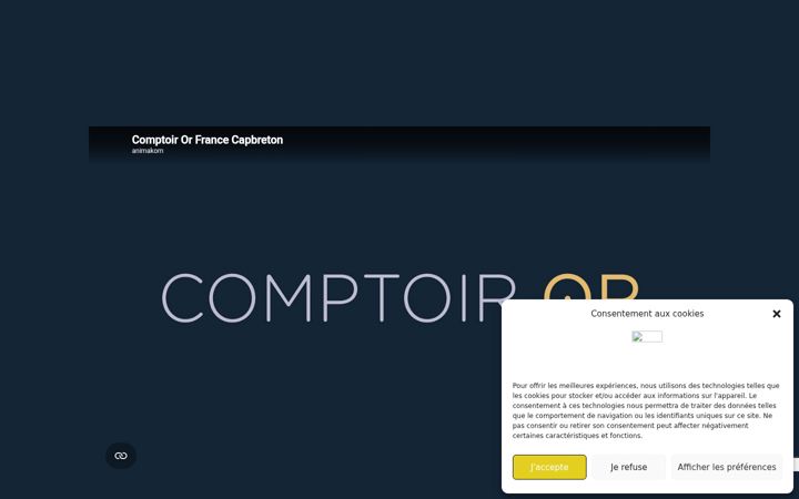 Screenshot ta' comptoir-or-france.fr
