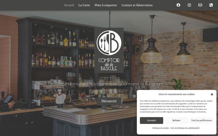 Ekrānuzņēmums no comptoirdelabascule.fr