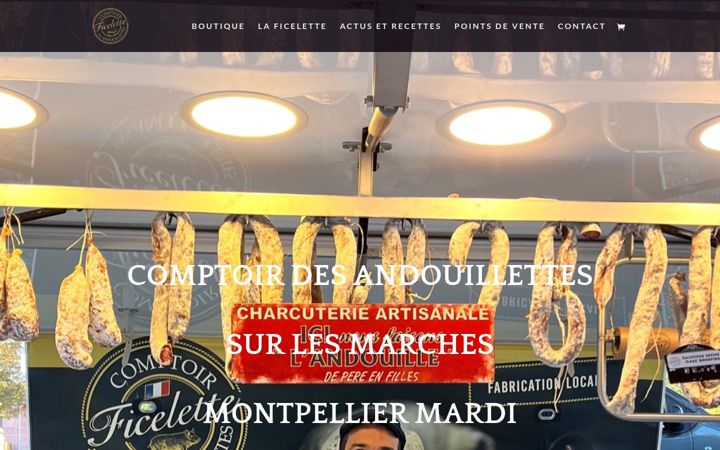 Ekrānuzņēmums no comptoirdesandouillettes.fr