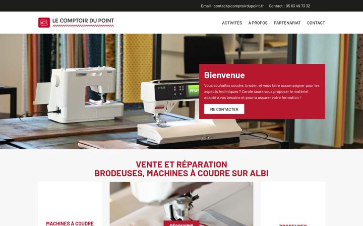 Screenshot of comptoirdupoint.fr