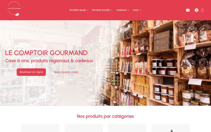 Captura de ecrã de comptoirgourmand.fr