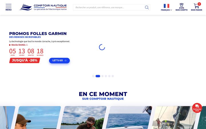 Screenshot του comptoirnautique.com