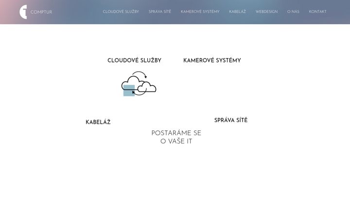 Screenshot van comptur.cz