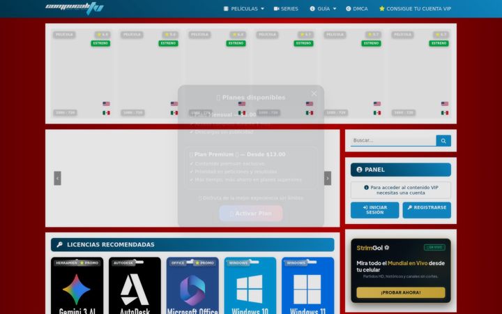 Screenshot of compucalitv.lol