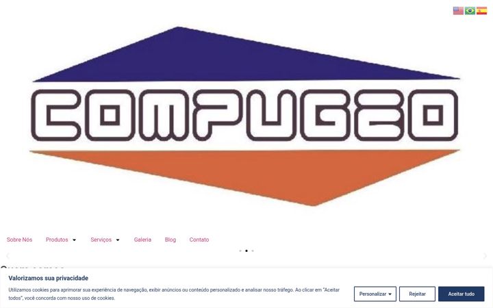 Screenshot of compugeo.com.br