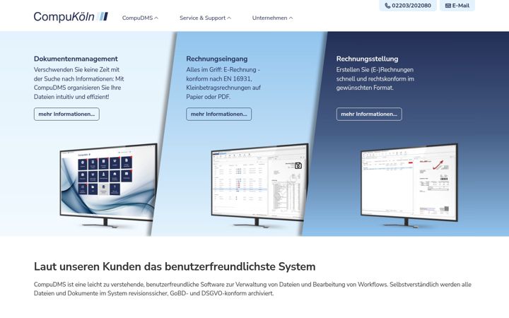 Screenshot of compukoeln.de