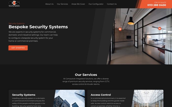 Screenshot of compulock.com